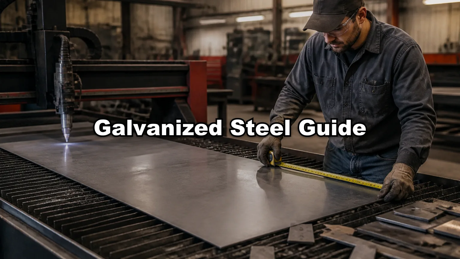 Galvanized Steel Guide cover — workshop photo with title overlay