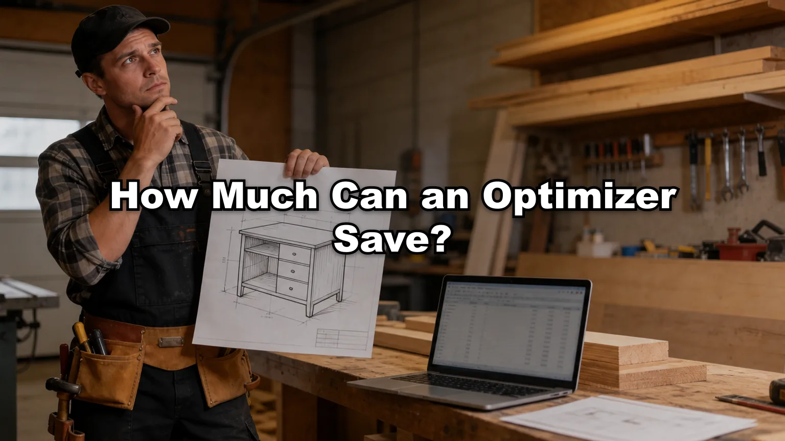 How Much Can an Optimizer Save? cover — workshop photo with title overlay