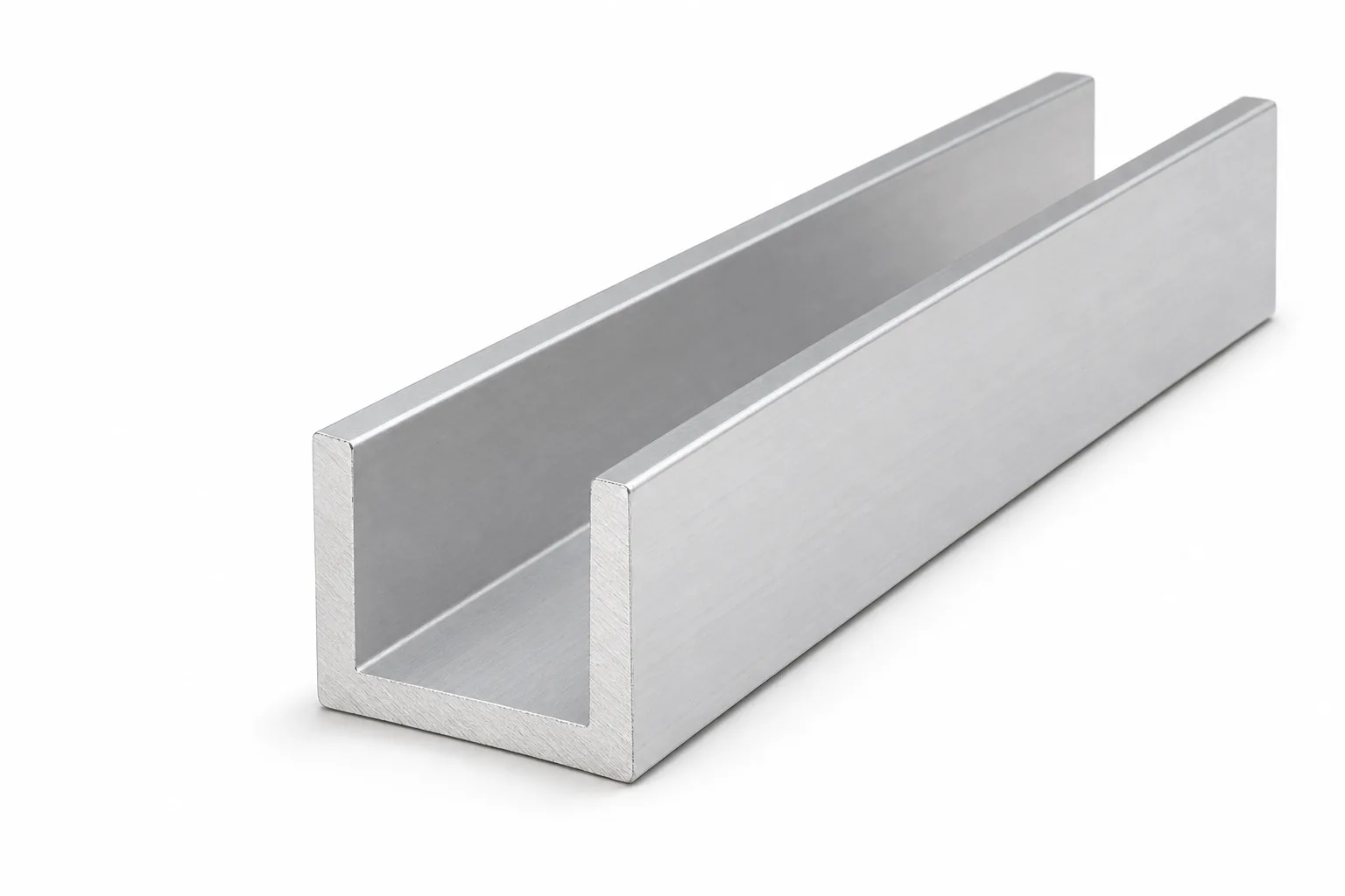 Aluminium U-channel extrusion profile